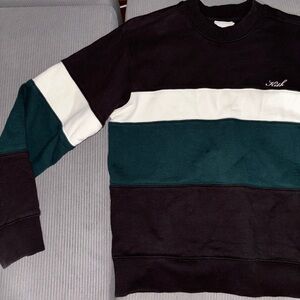 Kith Women's Sweatshirt in Black, White, and Green